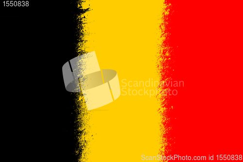Image of Belgium flag grunge 