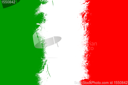 Image of Italy flag grunge 