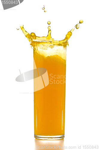 Image of Orange juice splash