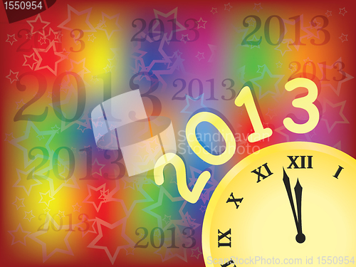 Image of new year 2013 background