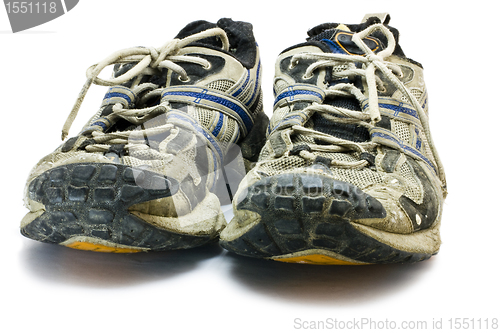 Image of old sports shoes