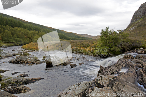 Image of small river in scottish highlands