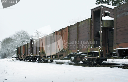 Image of old railcars in Germany