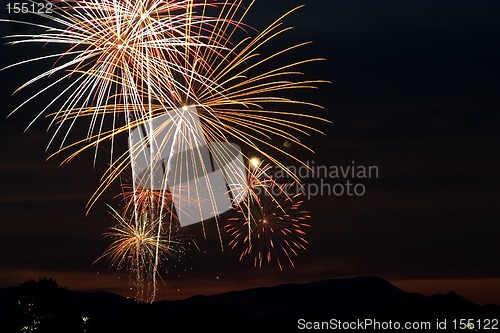Image of Firecrackers In The Sky - Sunset