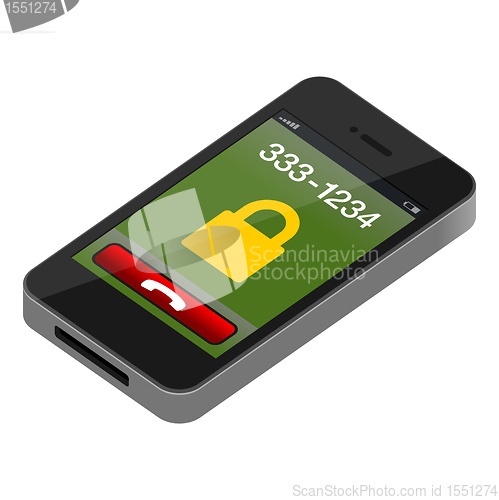 Image of Touch Mobile Phone Illustration