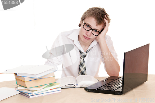 Image of frustrated student