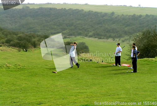 Image of Golfing