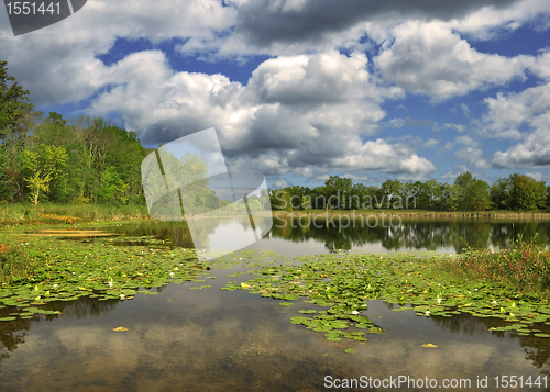 Image of Lake And A Beautiful Sky