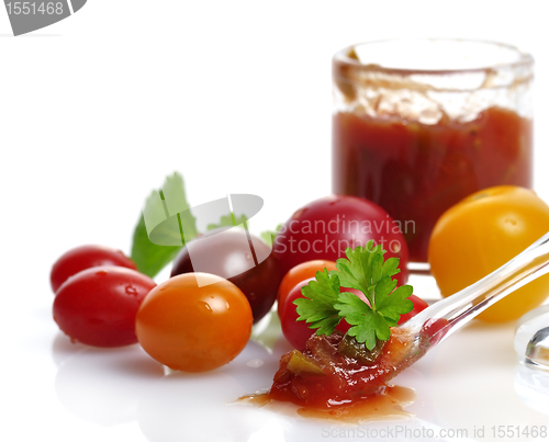 Image of Salsa And Fresh Tomatoes