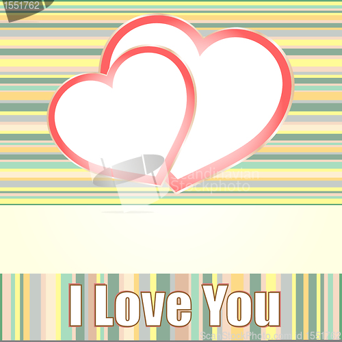 Image of Vintage grunge background to a festive Valentine's Day