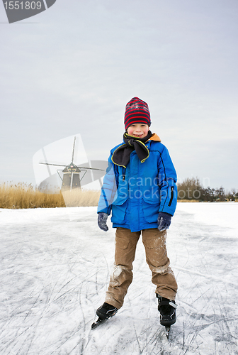 Image of Ice Skating boy