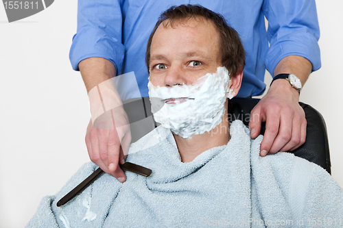 Image of Barbers Customer