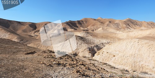 Image of Desert landscape near the Dead Sea