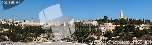 Image of Panorama of the Old City of Jerusalem