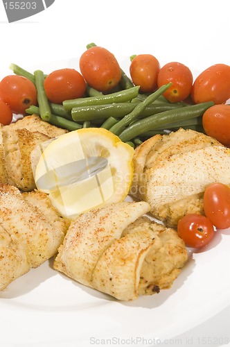 Image of sole fish dinner