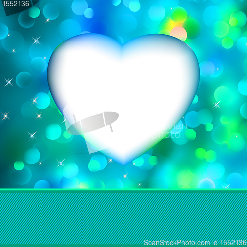 Image of Blue abstract romantic with stars. EPS 8