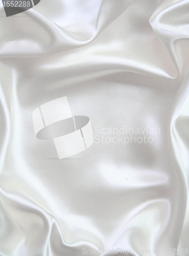 Image of Smooth elegant white silk 