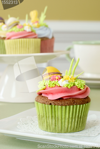 Image of Easter cupcakes