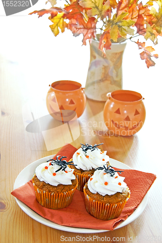 Image of Halloween cupcakes