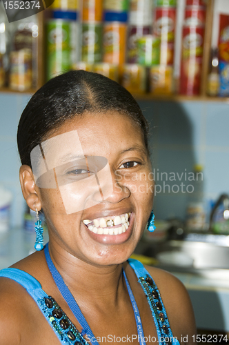 Image of EDITORIAL native Nicaragua man Corn Island portrait