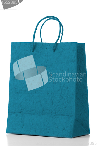 Image of Blue  paper bag