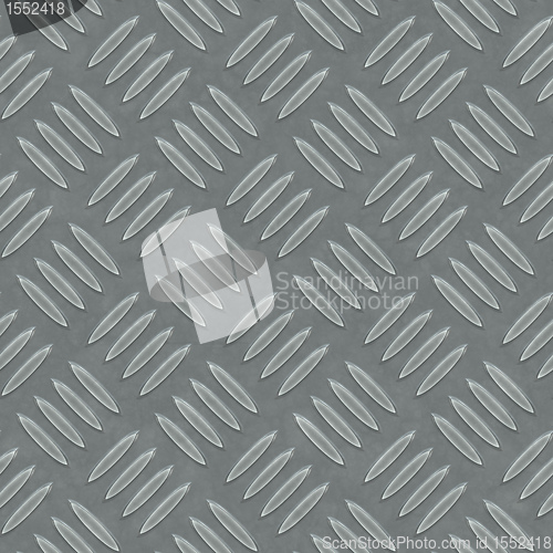 Image of seamless diamond metal plate texture