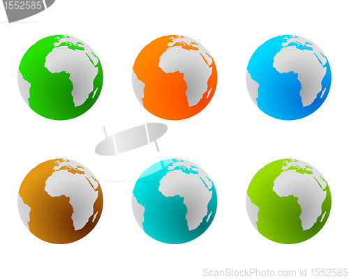 Image of Globes in various colours