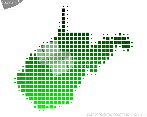 Image of Map of West Virginia