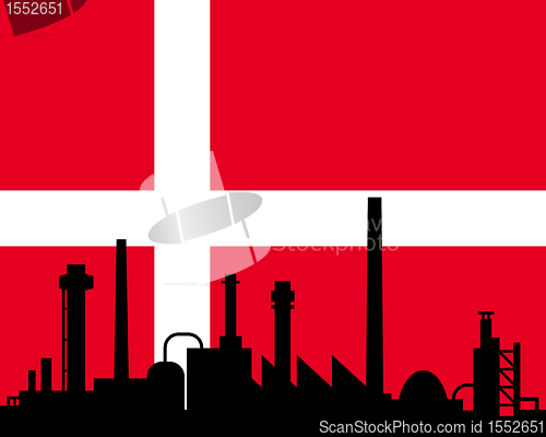 Image of Industry and flag of Denmark