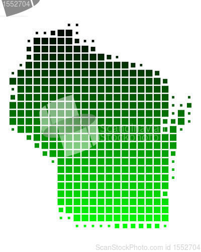Image of Map of Wisconsin