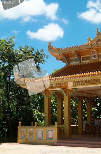 Image of Detail of Chinese temple