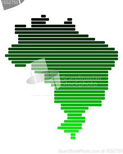 Image of Map of Brazil