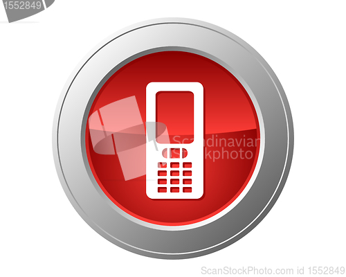 Image of Mobile phone button