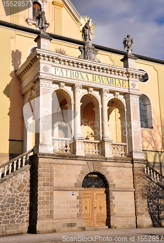 Image of Portal of church Maria Himmelfahrt in Deggendorf, Bavaria