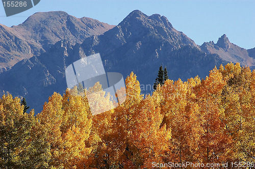 Image of Autumn Colors and Rocky Mountains