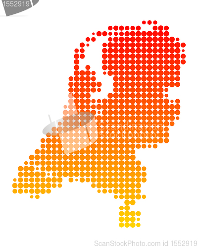 Image of Map of the Netherlands