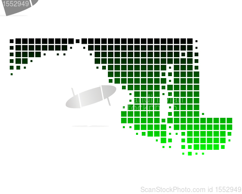 Image of Map of Maryland