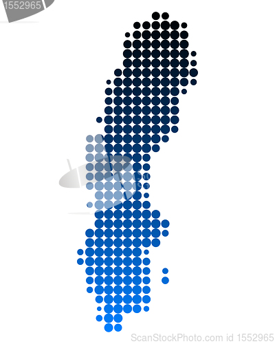 Image of Map of Sweden