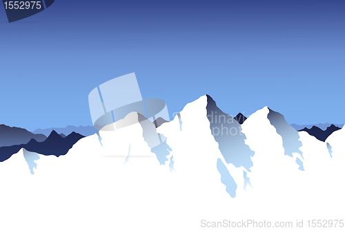 Image of Mountain Range Background