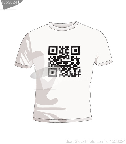 Image of T Shirt qr code