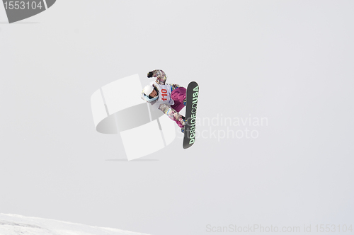 Image of Snowboard jump