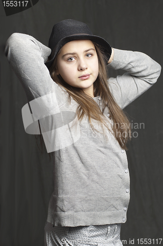 Image of Girl with hat