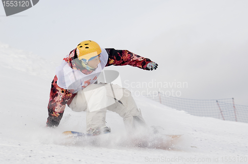 Image of Snowboard jump