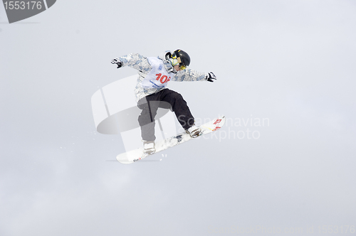 Image of Snowboard jump