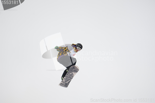 Image of Snowboard jump