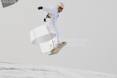 Image of Snowboard jump