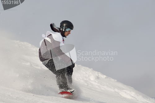 Image of Snowboard jump