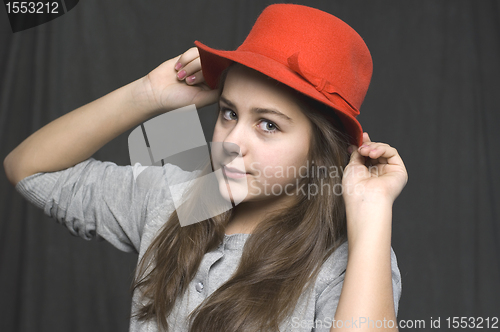 Image of Girl with hat