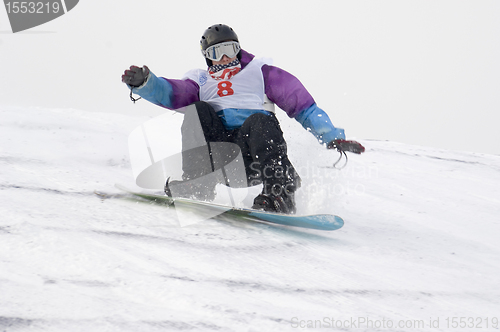 Image of Snowboard jump