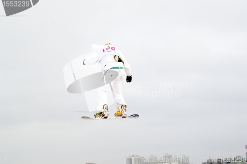 Image of Snowboard jump